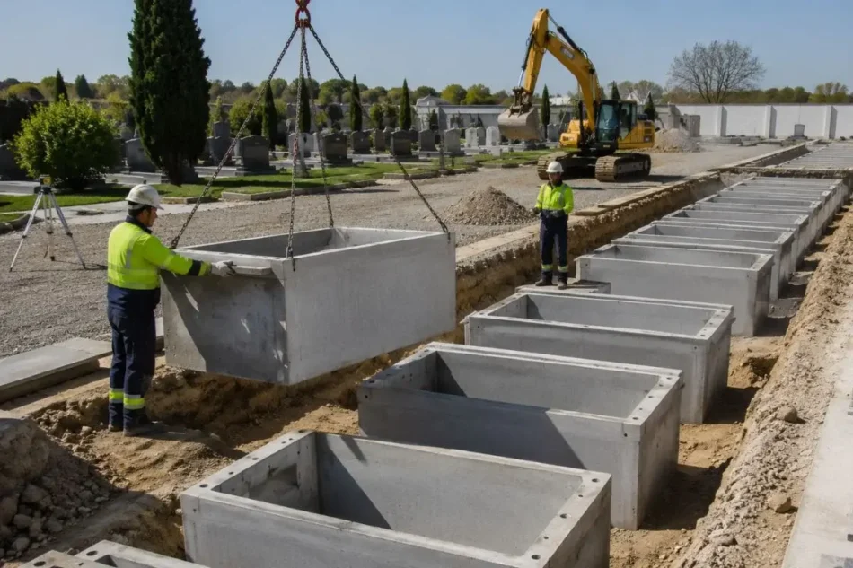 Instalación de fosas de hormigón: tiempos y eficiencia según Grupo Pastrana