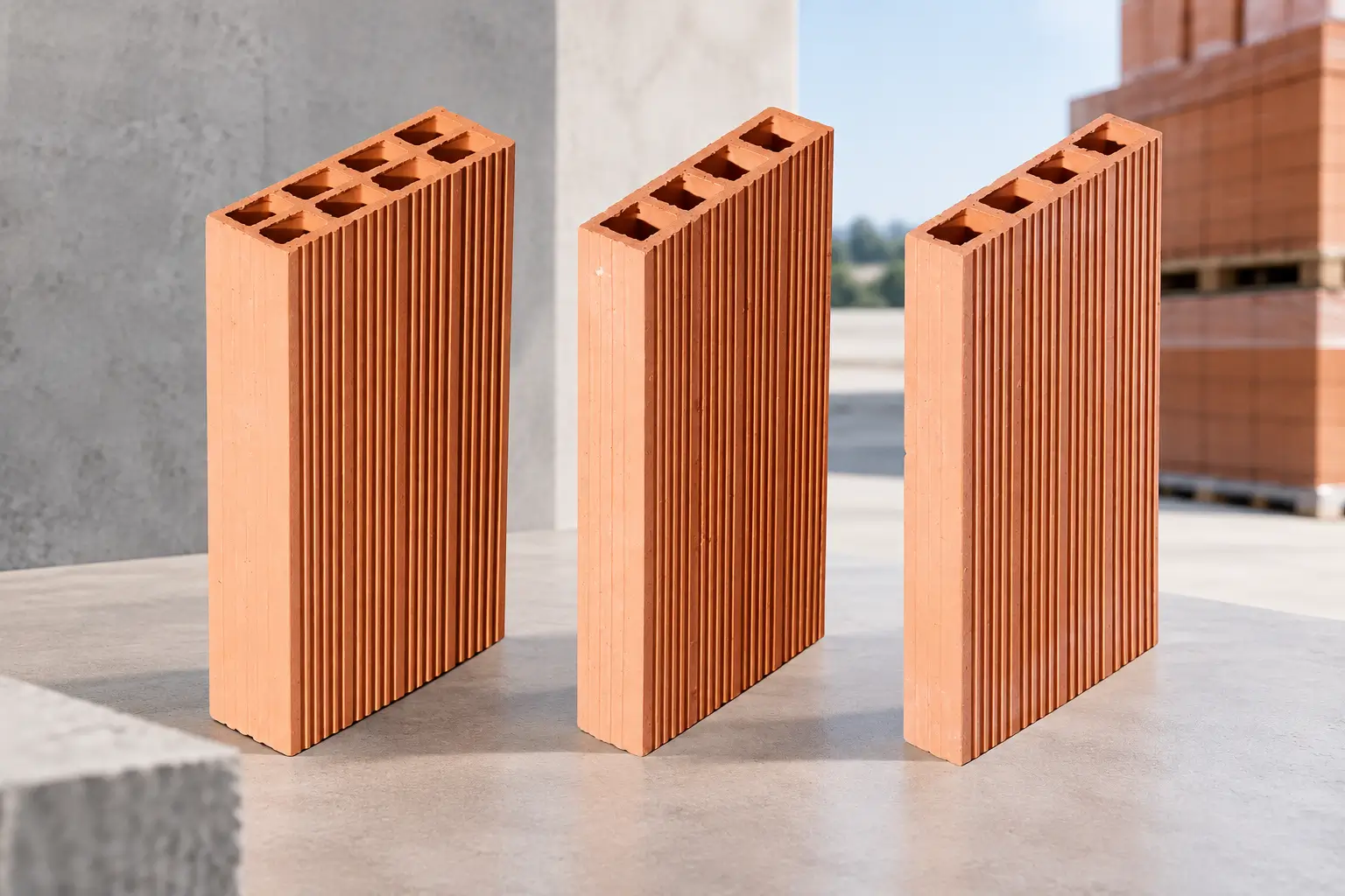 Rasillón cerámico para almacenes de construcción: medidas y usos
